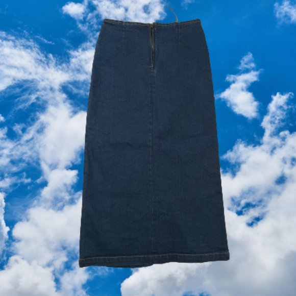 ☆90s lace-up denim skirt☆ - Picture 2 of 3